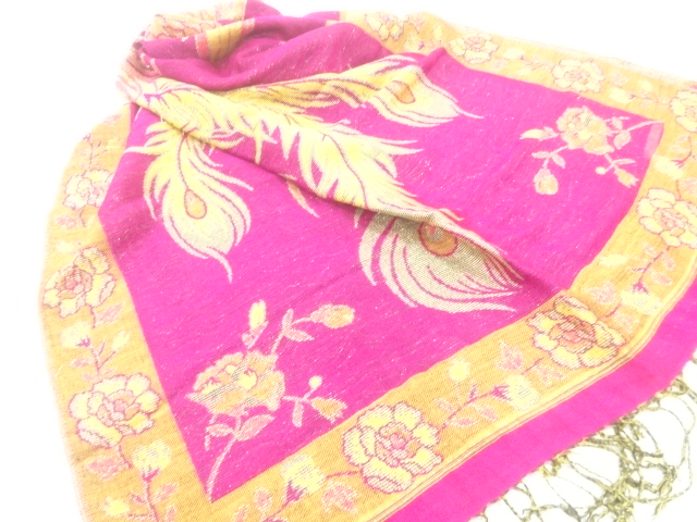 鳳凰模様ショール